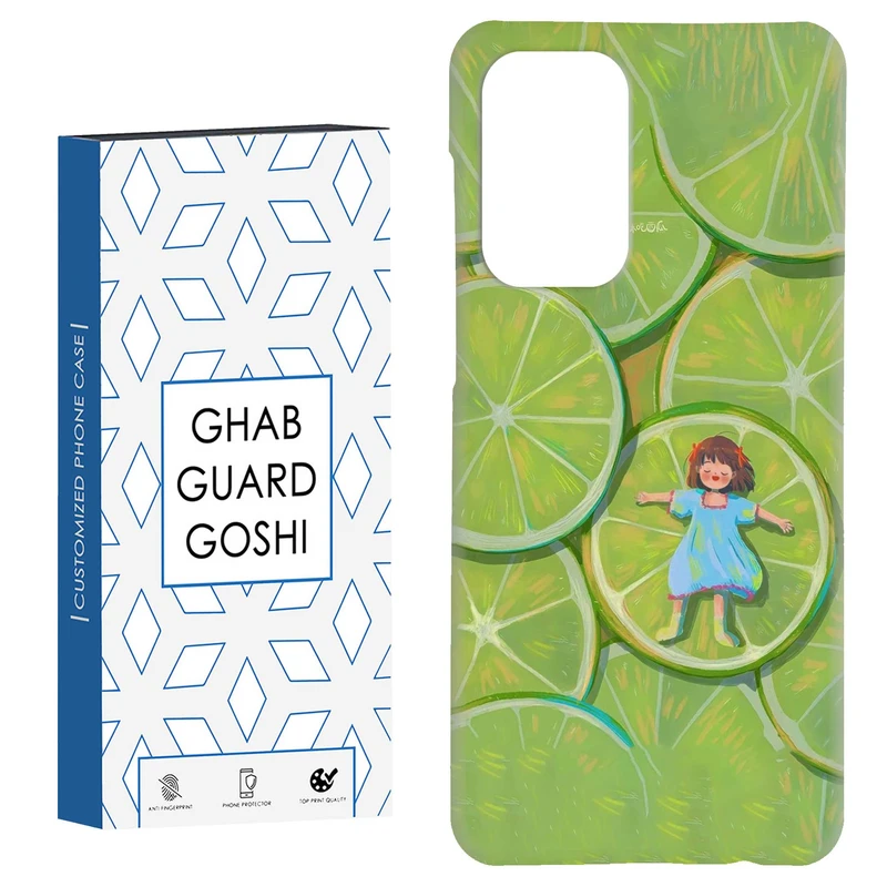 کاور قاب گارد گوشی طرح دختر لیمویی کد Dimo-258 مناسب برای گوشی موبایل سامسونگ Galaxy A52 / a52s