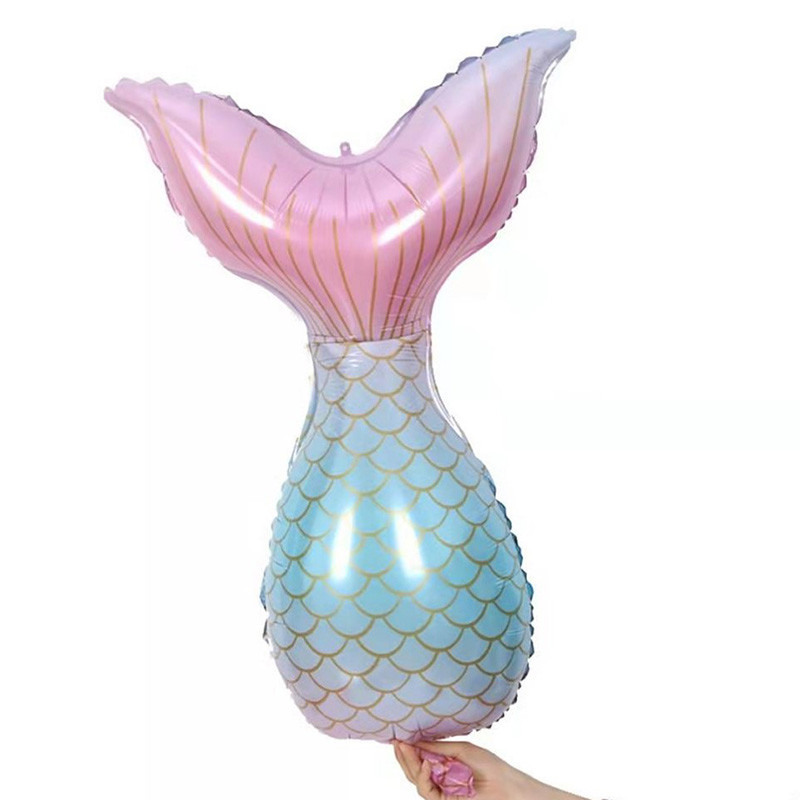 بادکنک فویلی لاکی بالونز مدل دم پری دریایی کد 1193