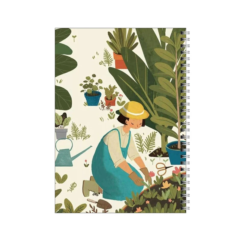 دفتر مشق 50 برگ بامبیلیپ طرح دختر باغبان کد 0677916