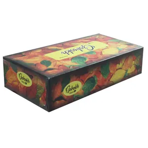 دستمال کاغذی 100 برگ گلرخ مدل Leaf100