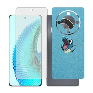 Glass together model transparent screen protector suitable for Honor X9b mobile phone with back cover sticker