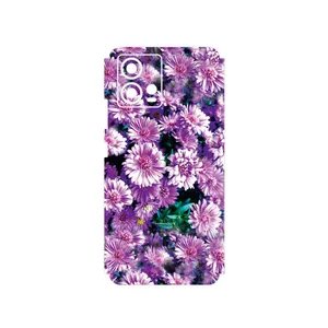 MAHOOT Purple_Flower Cover Sticker for Motorola Edge 30 Fusion