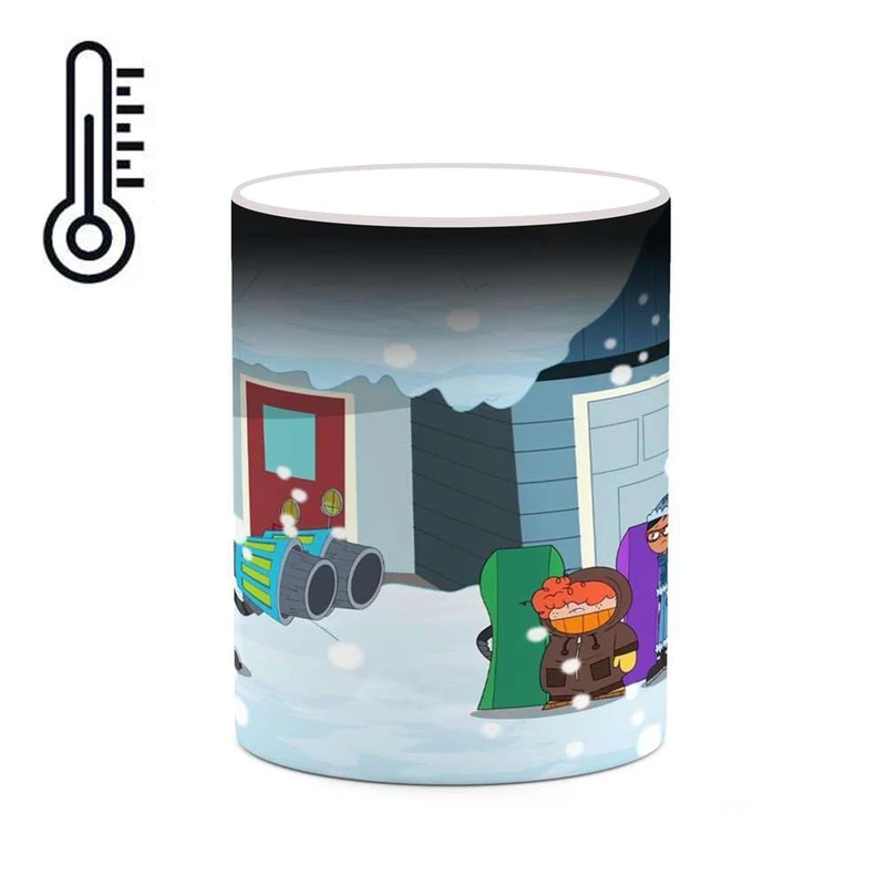 ماگ حرارتی کاکتی مدل کارتون Supernoobs کد mgh23328