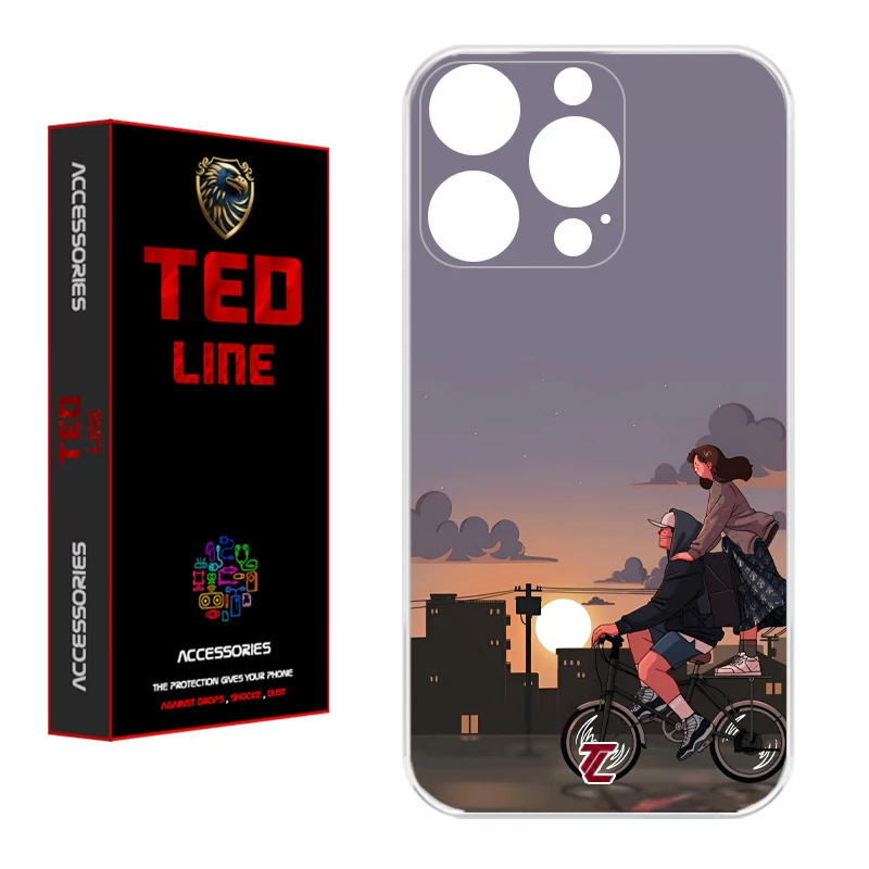 کاور تدلاین طرح عاشقانه کد 1215 مناسب برای گوشی موبایل اپل Iphone 15 Pro Max 