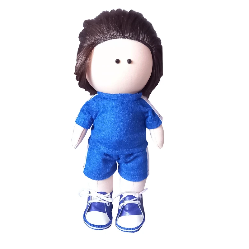 عروسک مدل روسی پسر طرح تیم فوتبال ارتفاع 35 سانتی متر