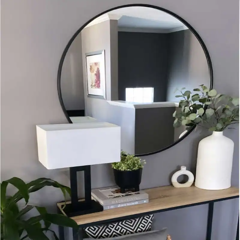 آینه مدل گرد طرح ظریف کد F-90