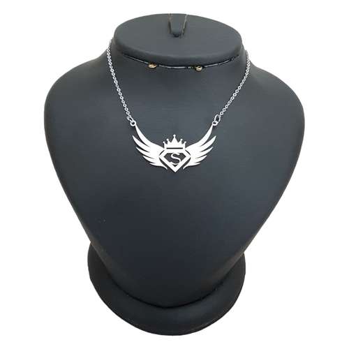 گردنبند نقره مردانه ترمه 1 طرح اس کد mas 00752