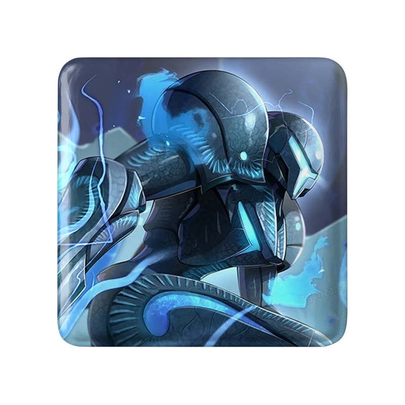 مگنت خندالو طرح بازی متروید (Metroid) مدل مربعی کد 35629