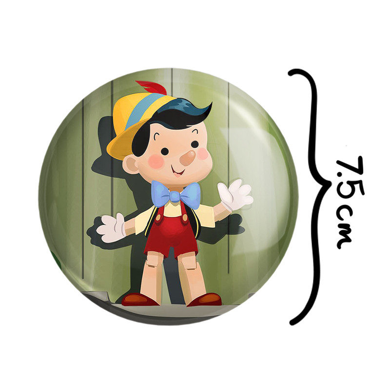 آینه جیبی خندالو طرح پینوکیو Pinocchio مدل تاشو کد 4571