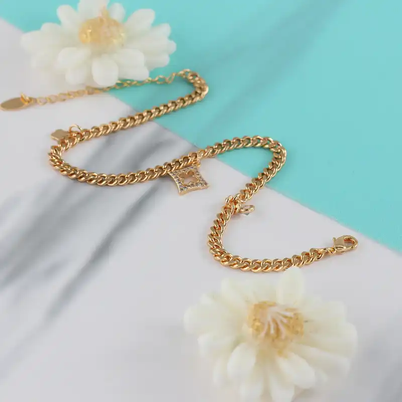 پابند زنانه وای اس ایکس مدل گل کد FF165