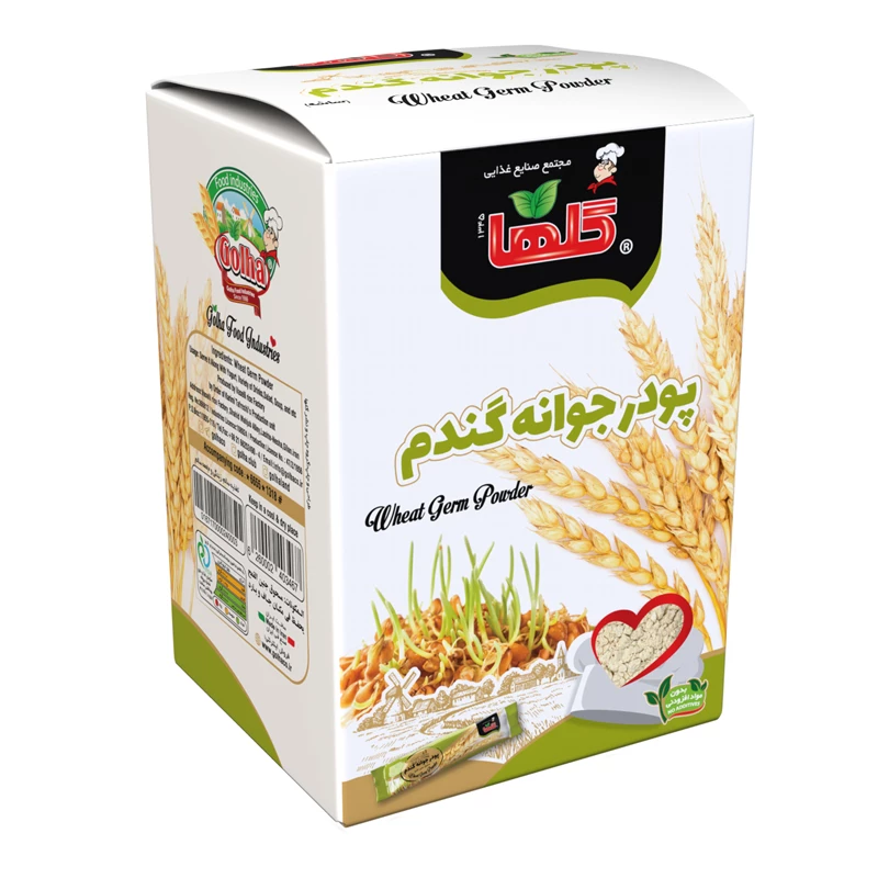 پودر جوانه گندم گلها - 15 گرم بسته 20 عددی