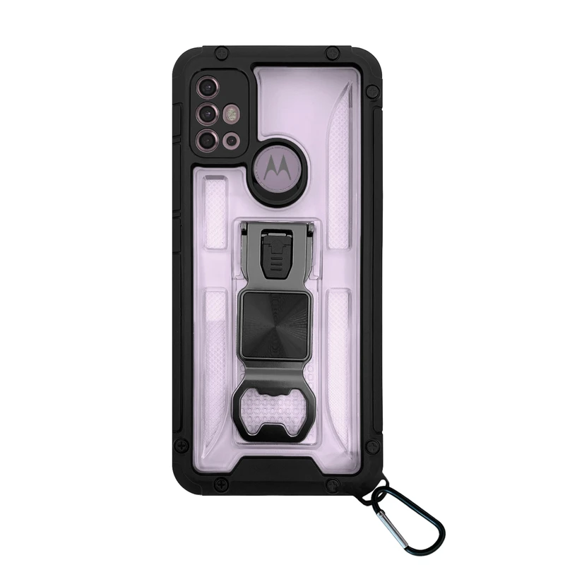 کاور فشن مدل  Sturdy مناسب برای گوشی موبایل موتورولا Moto G30/G20/G10به همراه قلاب آویز