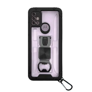 Firmly fashion cover suitable for Motorola Moto G30/G20/G10 mobile phone with hanging hook