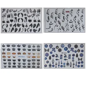 برچسب لنز ناخن مدل L02-5 مجموعه 4 عددی