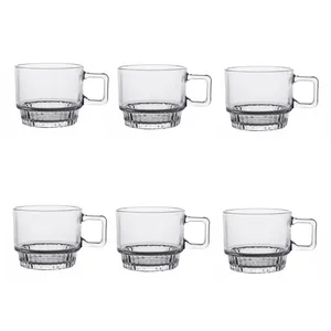 لیوان دلی کلس مدل پایه خطی کد 1369n tcf057 بسته شش عددی 