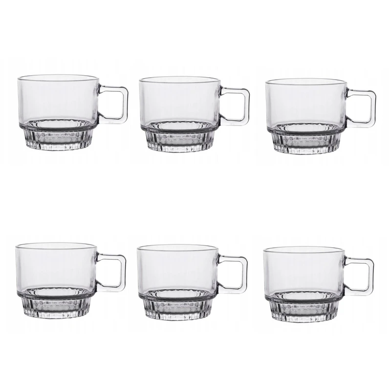 لیوان دلی کلس مدل پایه خطی کد 1369n tcf057 بسته شش عددی 