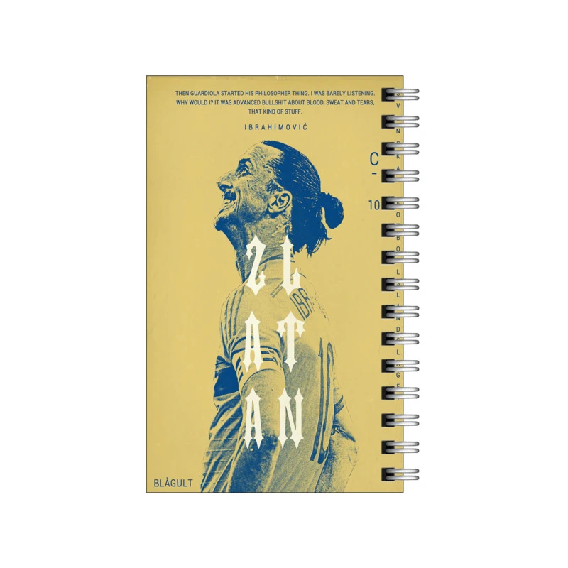 دفترچه یادداشت 50 برگ طرح فوتبالیست زلاتان ابراهیموویچ مدل to do list کد 3819713