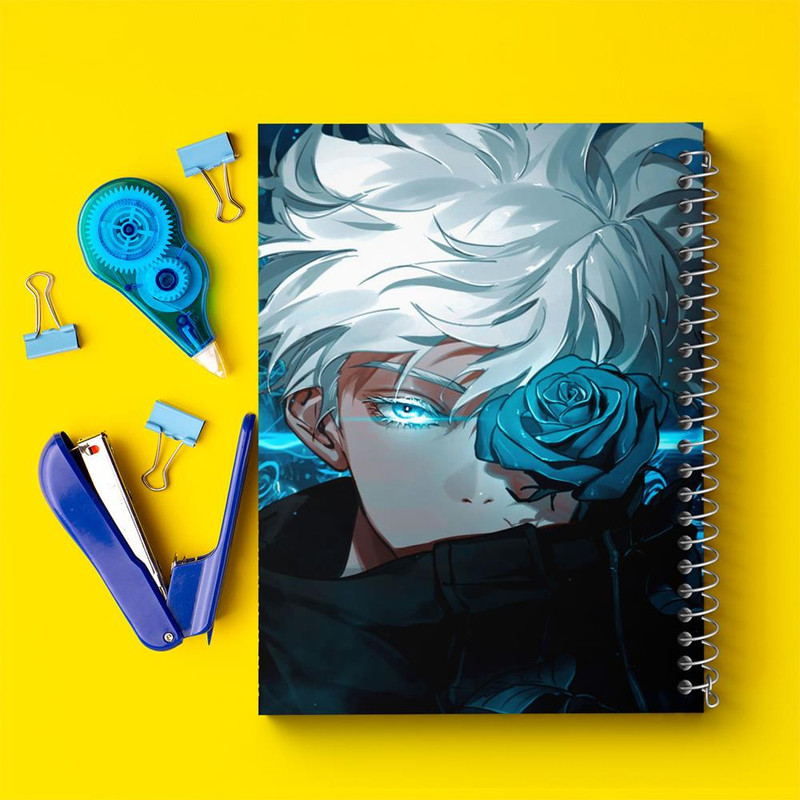 دفتر مشق 100 برگ خندالو طرح گوجو ساتورو انیمه جوجوتسو کایزن کد 11113