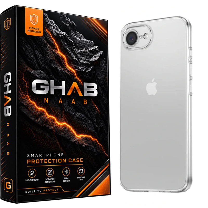 کاور قاب ناب مدل ژله ای مناسب برای گوشی موبایل اپل IPhone 16e