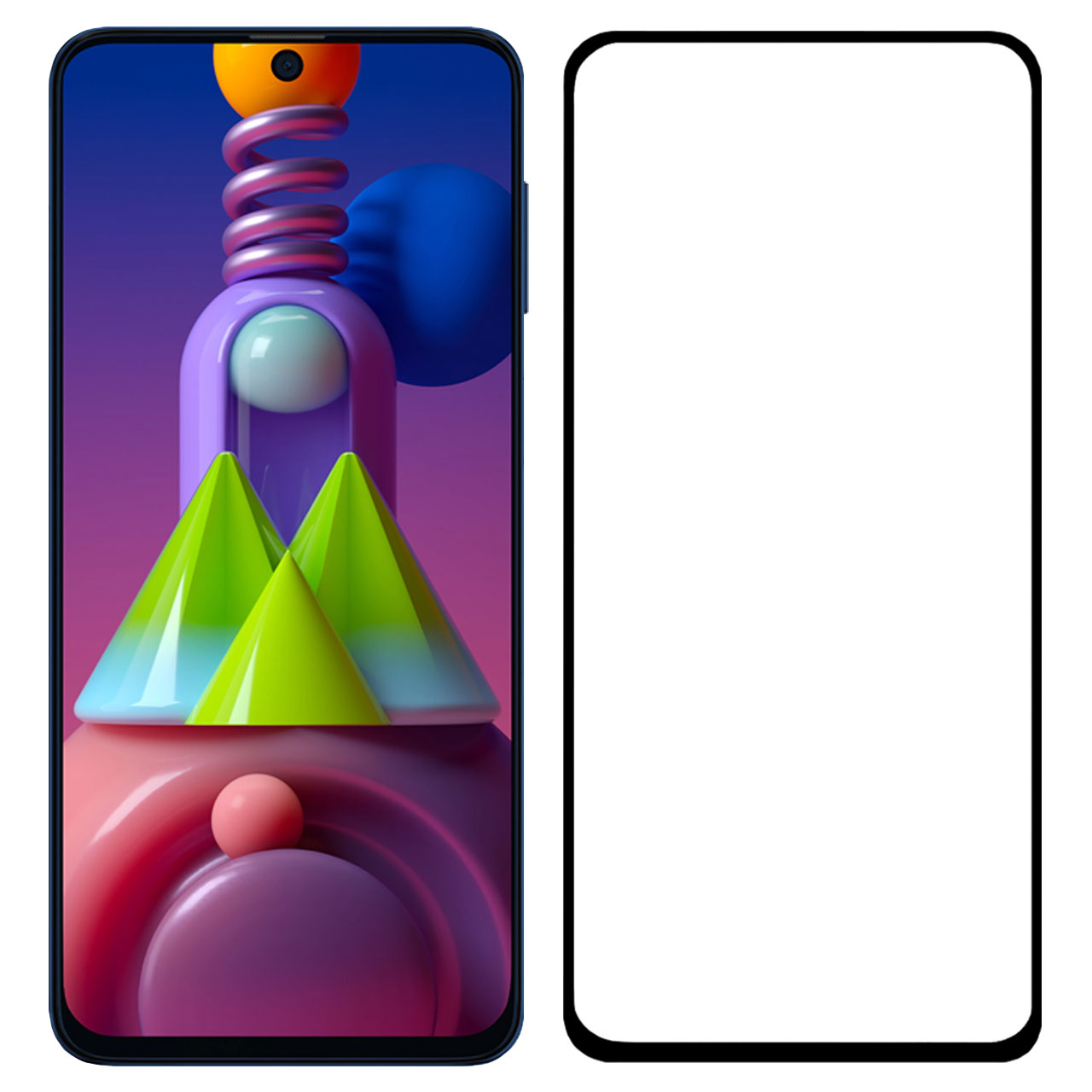 محافظ صفحه نمایش مدل FCG مناسب برای گوشی موبایل سامسونگ Galaxy M51