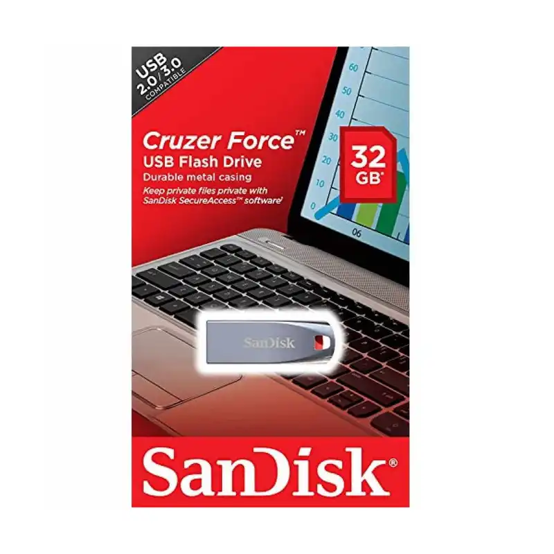 فلش مموری مدل  CRUZER Force  ظرفیت 32 گیگابایت