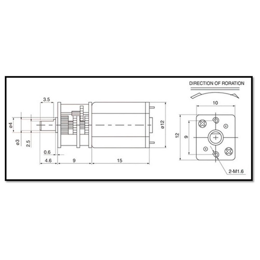 موتور آرمیچر گجت مدل 30RPM