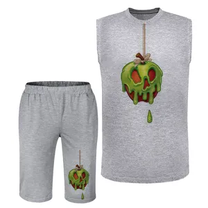 ست تاپ و شلوارک مردانه مدل سیب کد N674