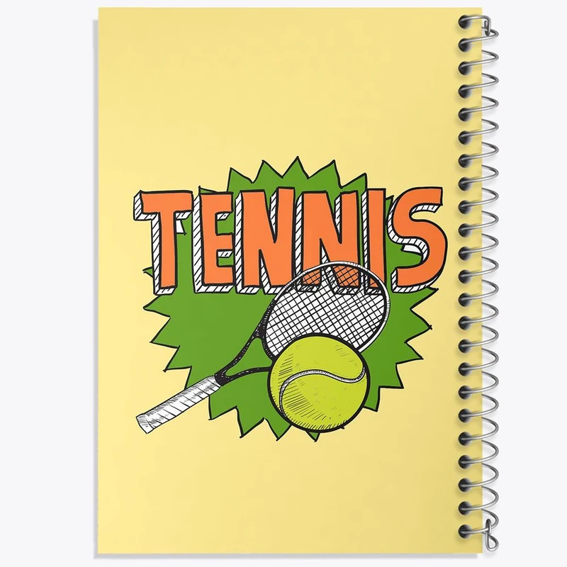 دفتر مشق 100 برگ خندالو طرح تنیس Tennis کد 26640