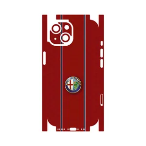 MAHOOT Alfa Romeo-FullSkin Cover Sticker for Apple iPhone 15