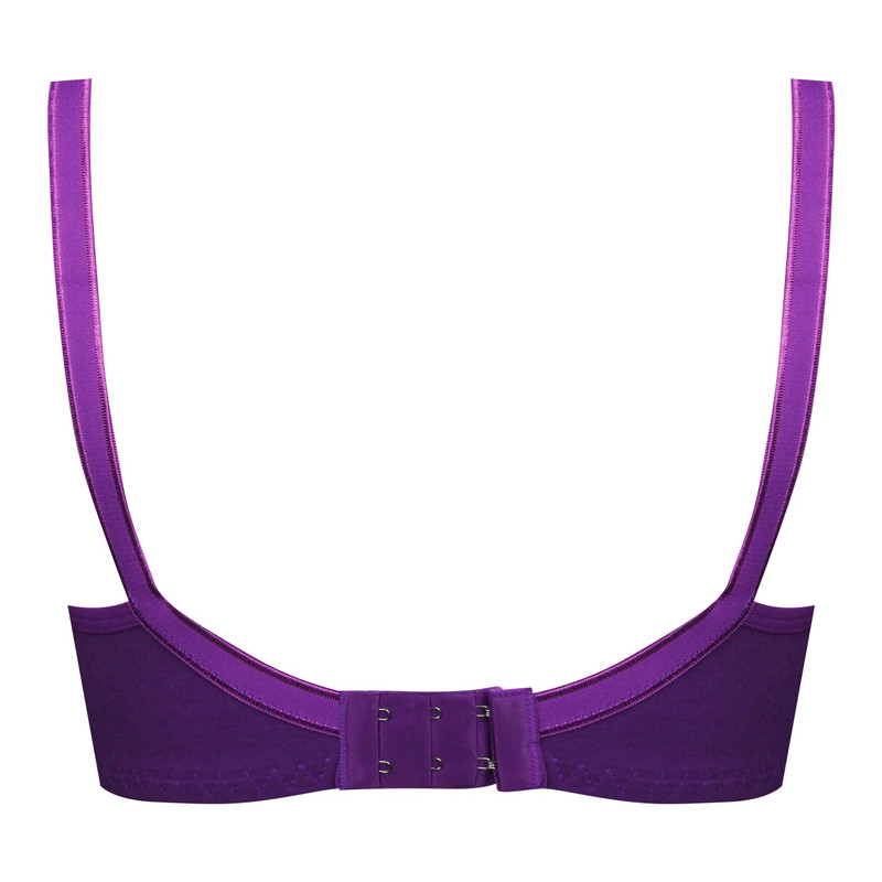 سوتین زنانه پانیذ مدل فنردار کد 22205 رنگ بنفش