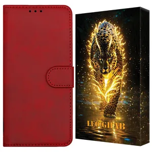 LEO GHAB KIFNL Magnetic Wallet Case Cover For Xiaomi Redmi 13 4G / Redmi 13 5G / Redmi Note 13R / Poco M6 4G