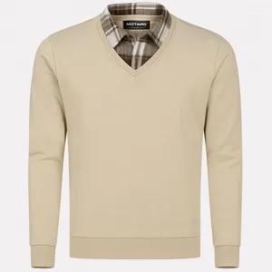 پلیور یقه برگردان مردانه مدل سلانیک