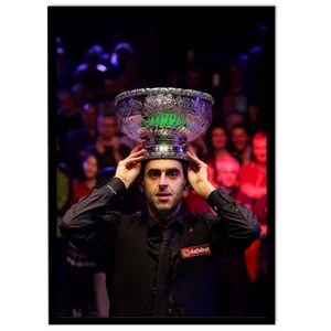 تابلو نوری بکلیت طرح ببازیکن اسنوکر و بیلیارد رونی ا سالیوان مدل B-14273