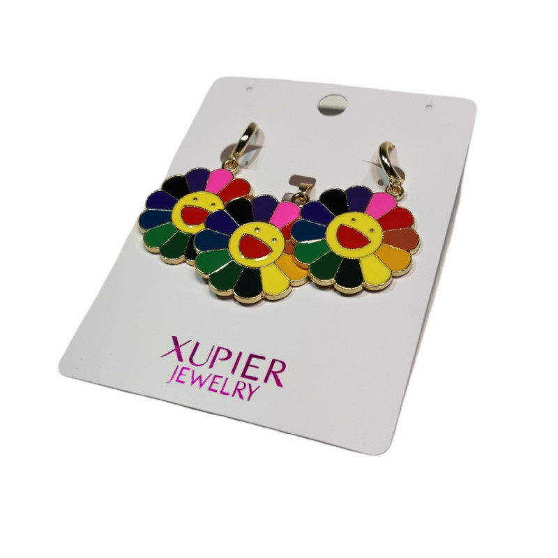 نیم ست دخترانه مدل گل‌ رنگین کمان