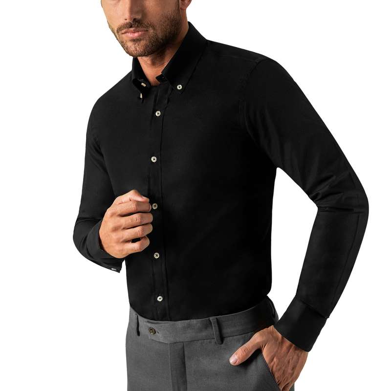 پیراهن آستین بلند مردانه کروم مدل 2210104