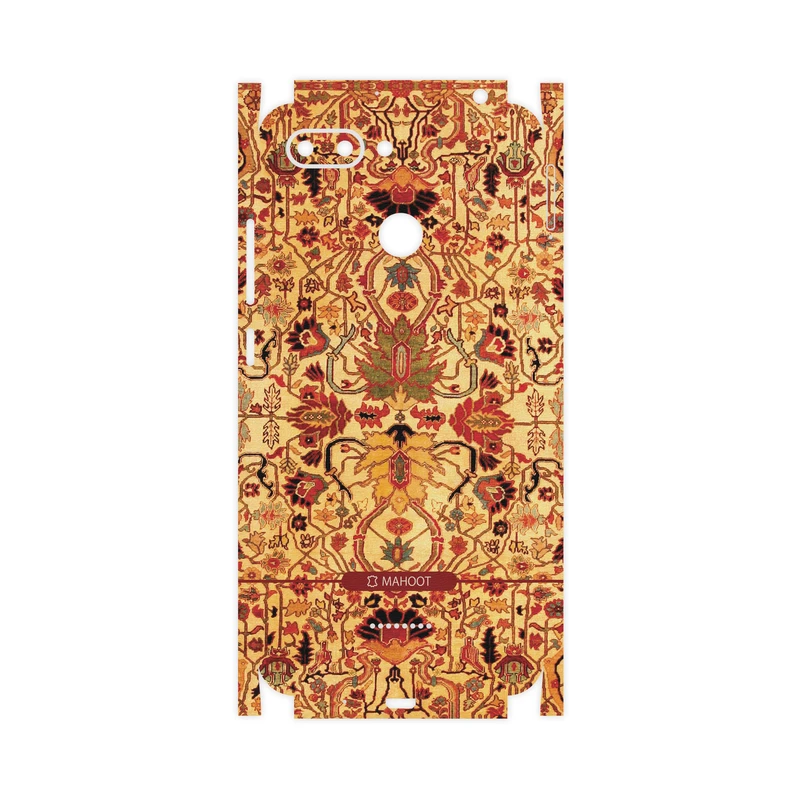 برچسب پوششی ماهوت مدل Persian-Carpet-Yellow-FullSkin مناسب برای گوشی موبایل شیائومی Redmi 6