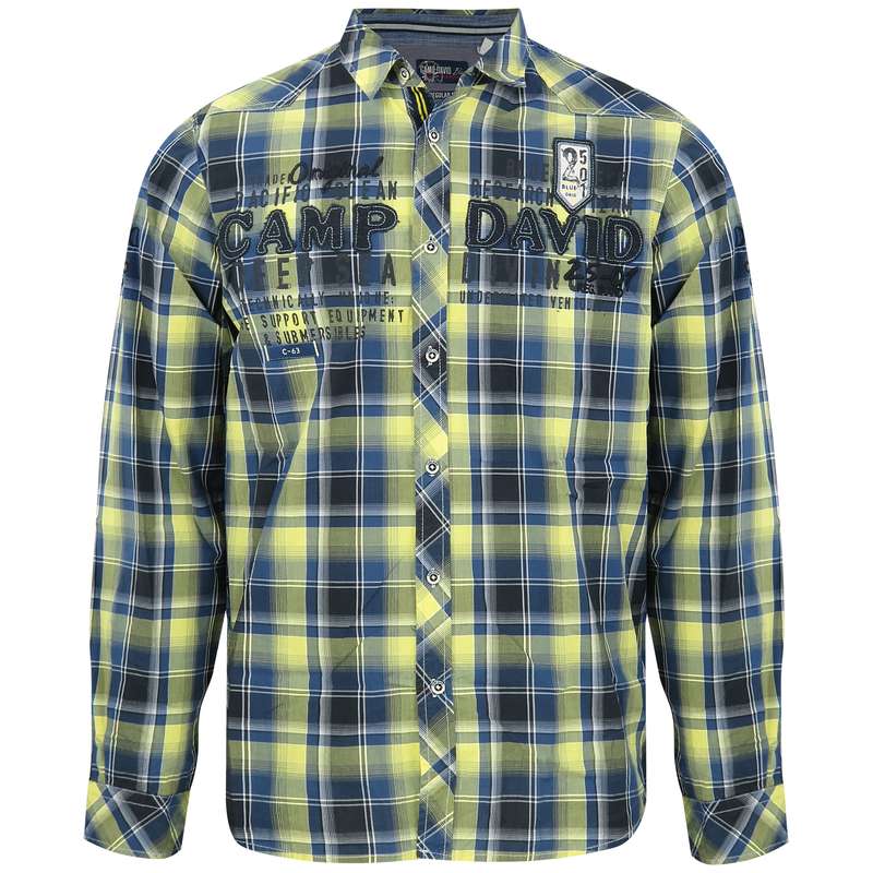 پیراهن آستین بلند مردانه کمپ دیوید مدل A14