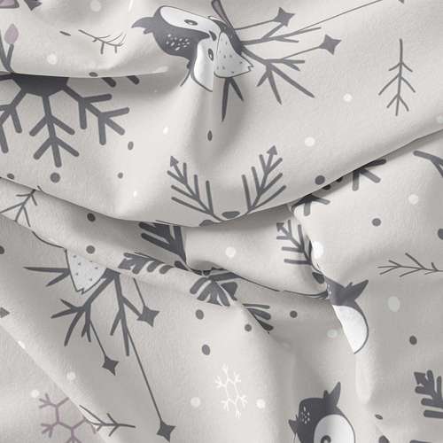  پارچه ملحفه پارچه باما مدل مخمل  طرح پرنده کد 5011404