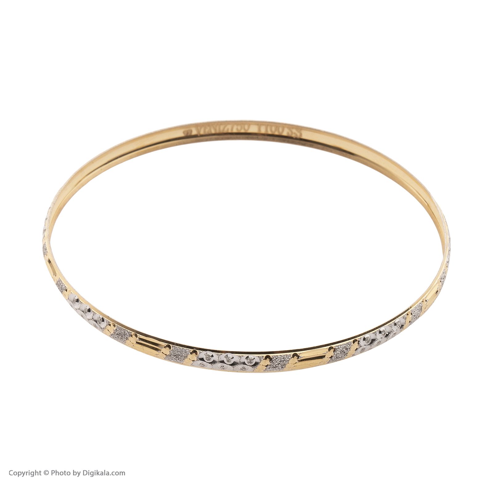دستبند طلا 18 عیار زنانه مدیسا مدل B3016 -  - 2