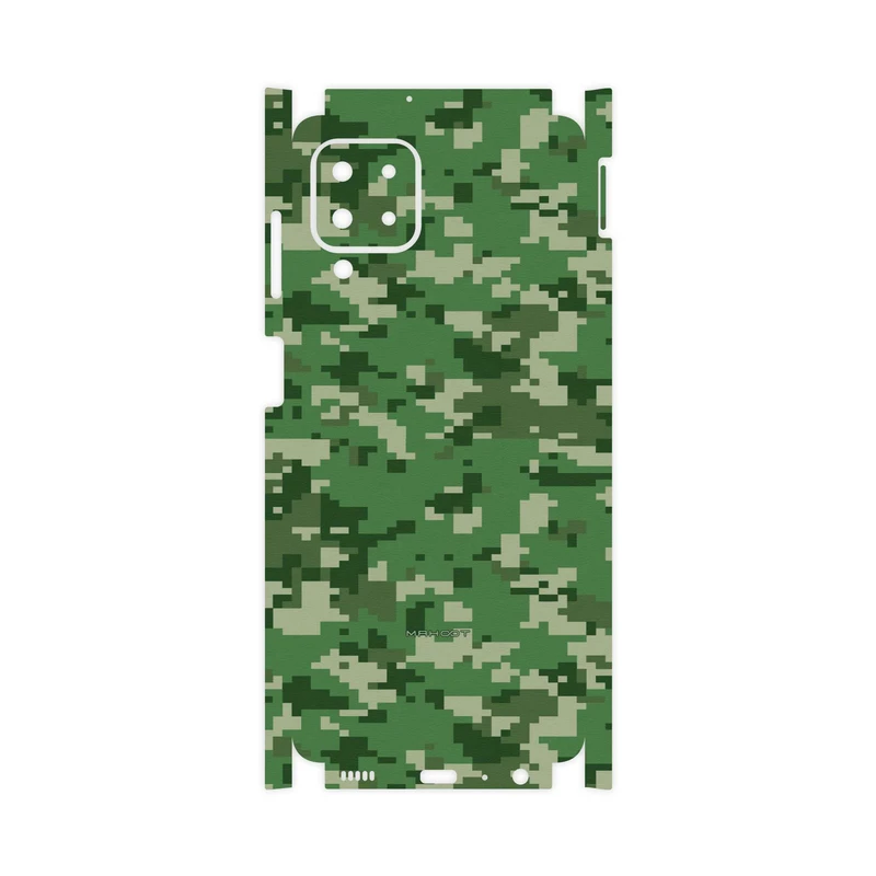 برچسب پوششی ماهوت مدل Army-Green-Pixel-FullSkin مناسب برای گوشی موبایل سامسونگ Galaxy M22