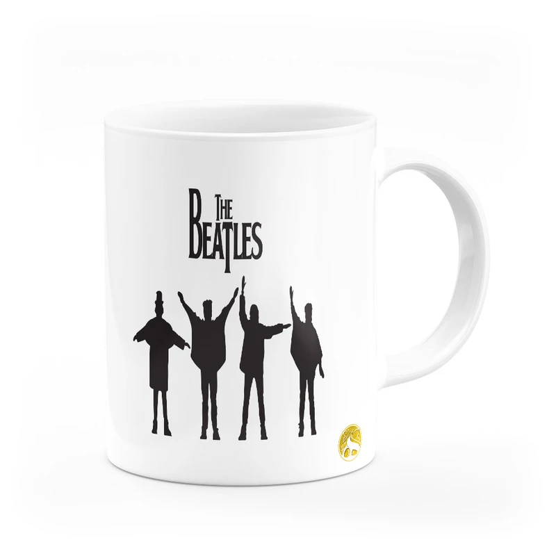 ماگ هومرو طرح گروه راک بیتلز مدل MG9445