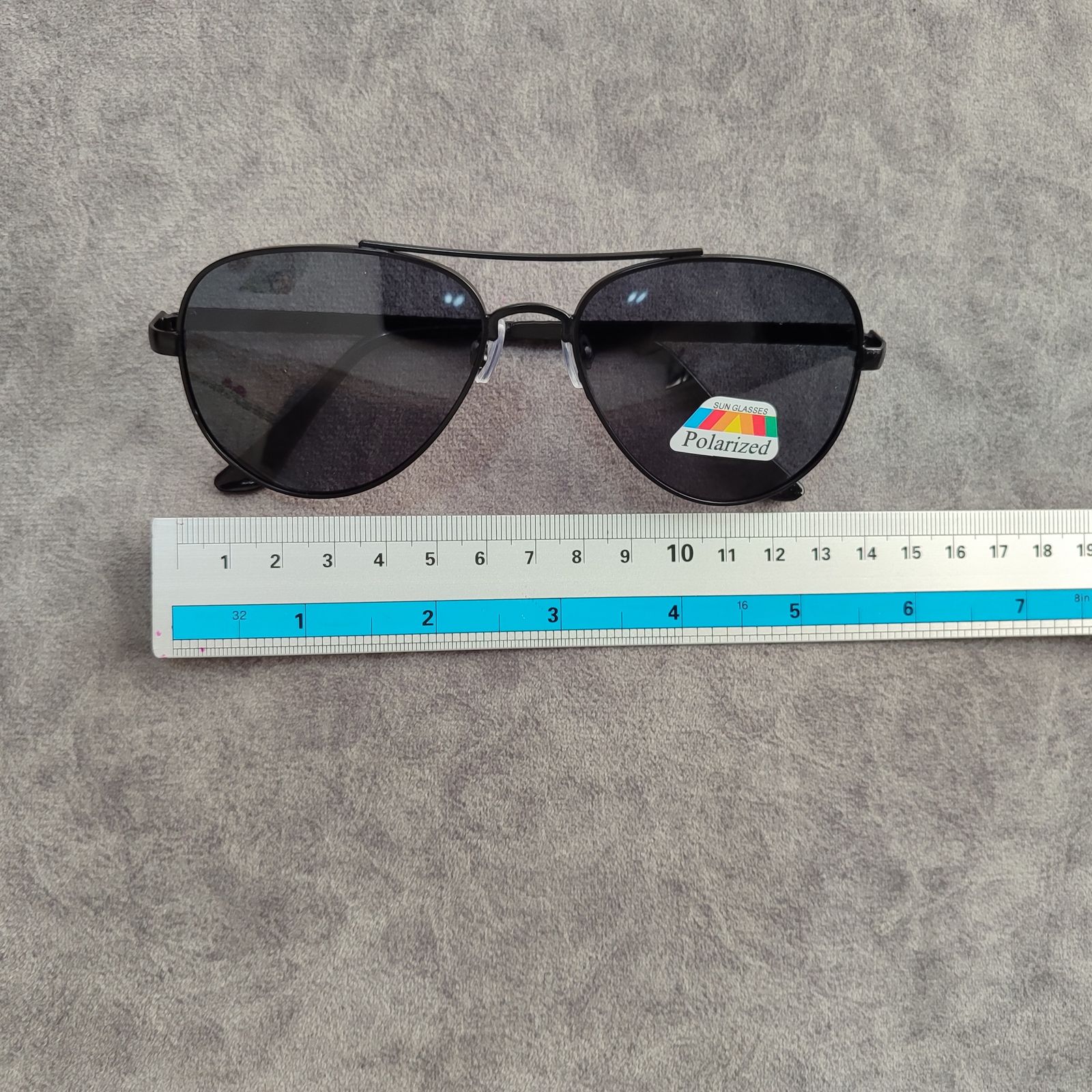 عینک آفتابی مدل خلبانی پلاریزه کد 0163 UV400  -  - 7