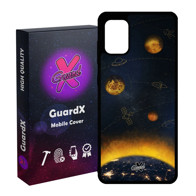 کاور گارد ایکس طرح Galaxy مدل Glass10166 مناسب برای گوشی موبایل سامسونگ Galaxy A51