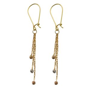گوشواره طلا 18 عیار زنانه گالری رحمانی مدل البرنادو کد 01051