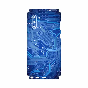 MAHOOT Blue Printed Circuit Board-FullSkin Cover Sticker for Samsung Galaxy Note 10