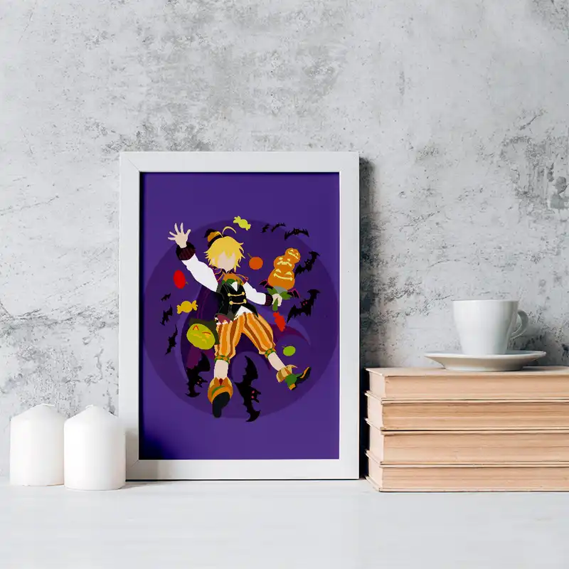 تابلو خندالو مدل ملیوداس انیمه هفت گناه کبیره کد 17539