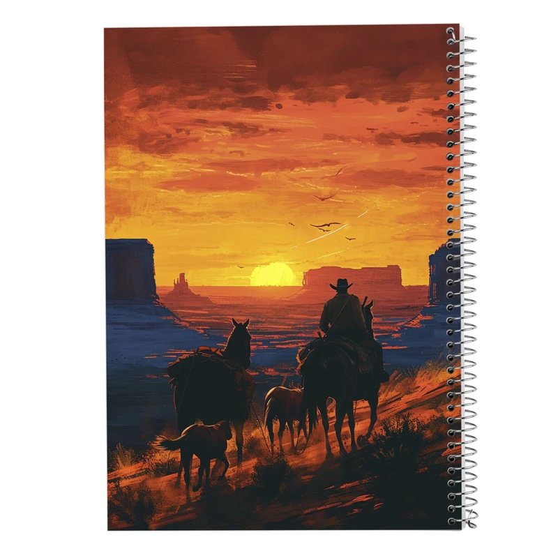 دفتر مشق 50 برگ مدوپد مدل رد دد red dead کد DF13539