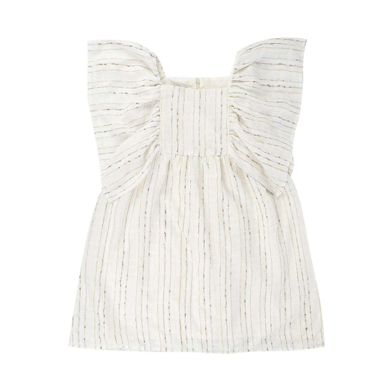 پیراهن آستین کوتاه یقه گرد دخترانه مدل MDSS-CH2820