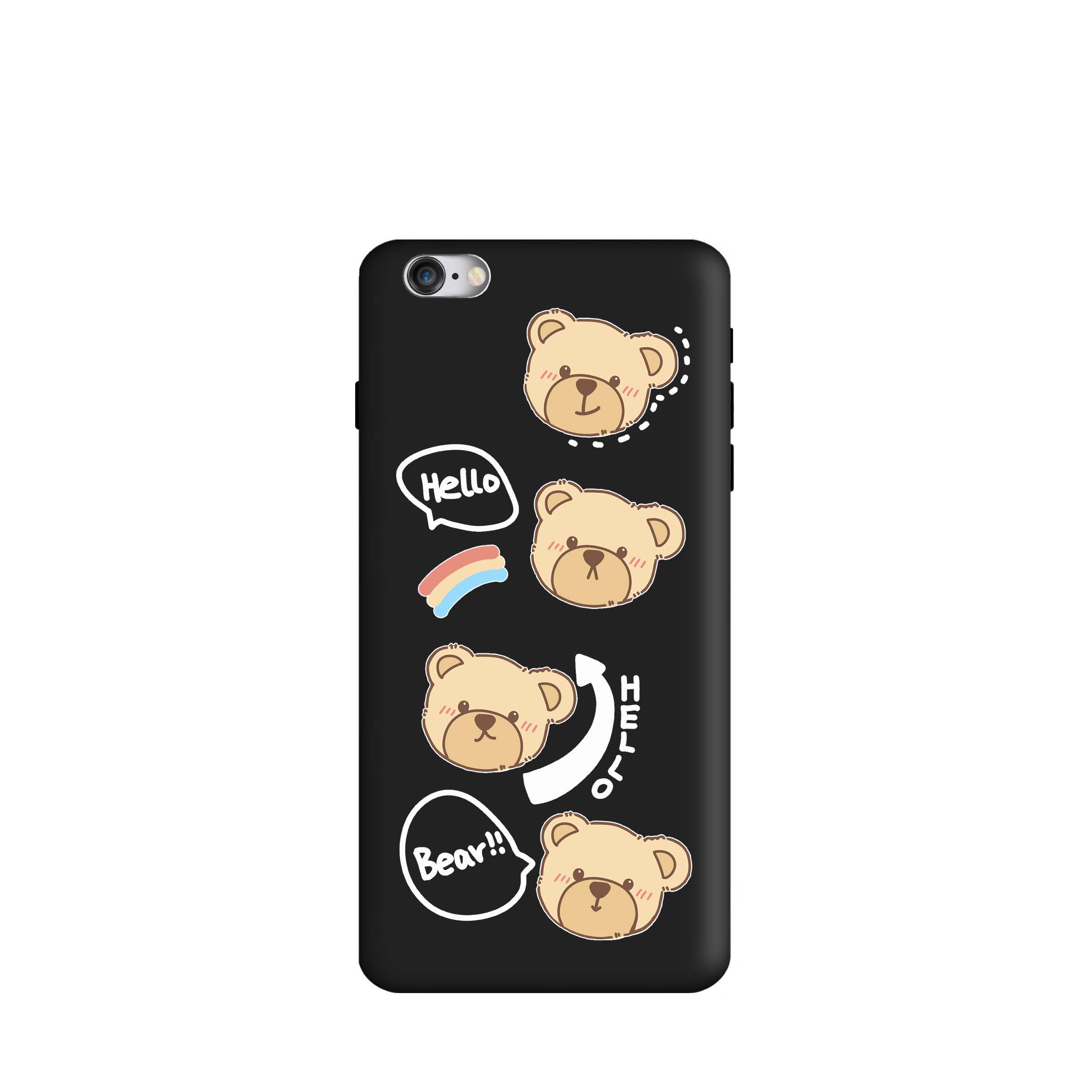 کاور طرح خرس بیر کد m4087 مناسب برای گوشی موبایل اپل iphone 6 / 6s