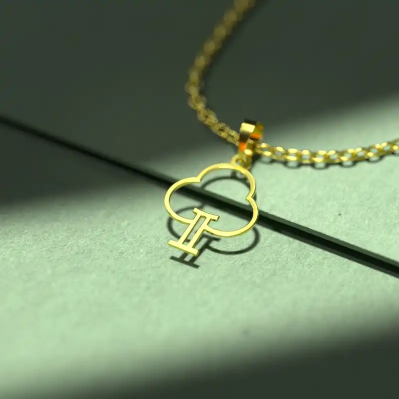 گردنبند طلا 18 عیار زنانه مدوپد مدل درخت کد F3-1-1274